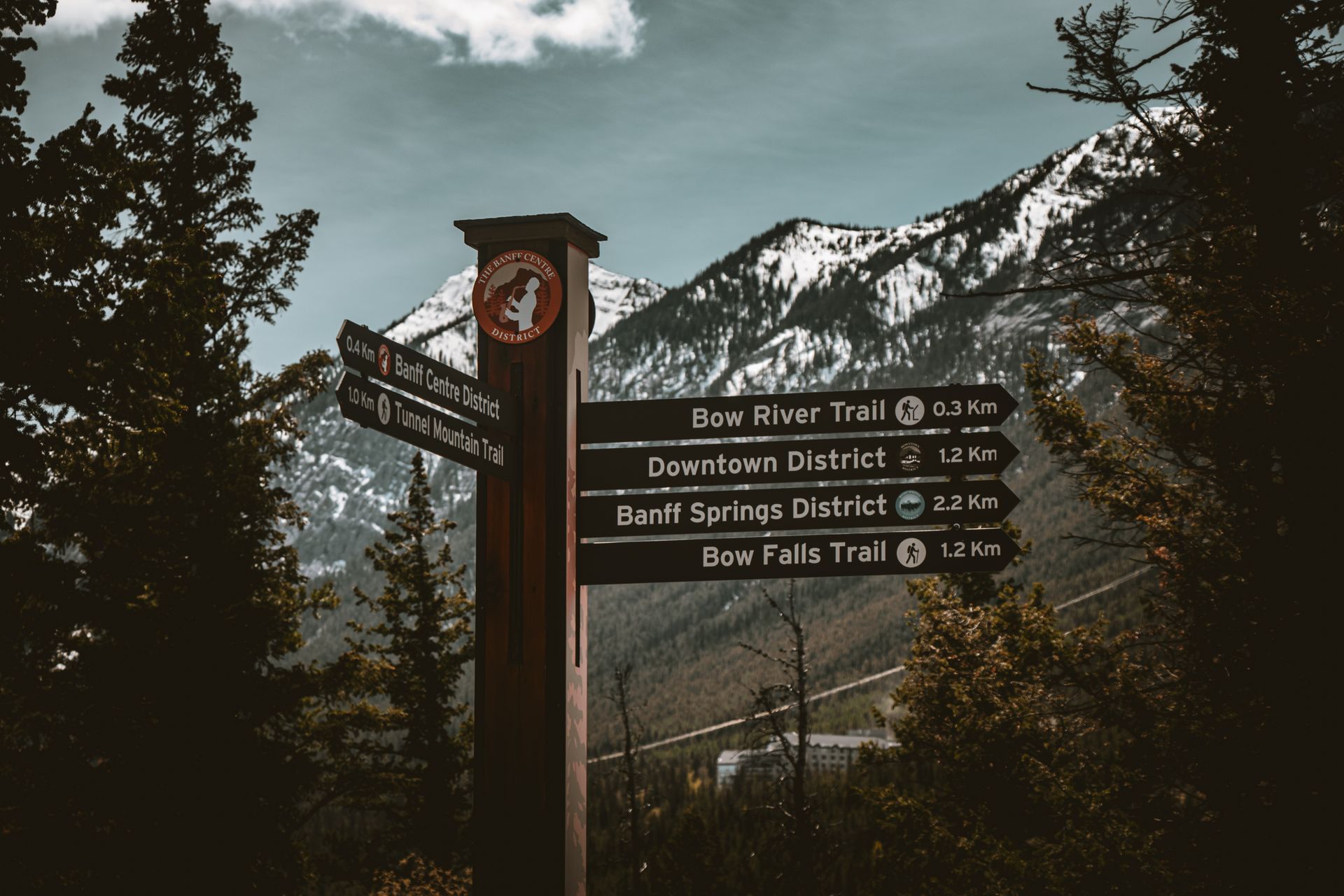 Trailhead where a logger unit was field tested
